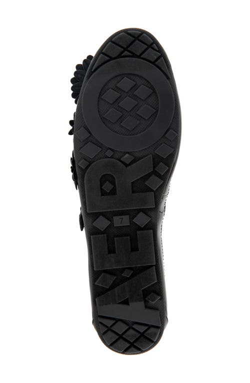 Aerosoles Petal Mary Jane Mesh Flat In Black Mesh Fabric