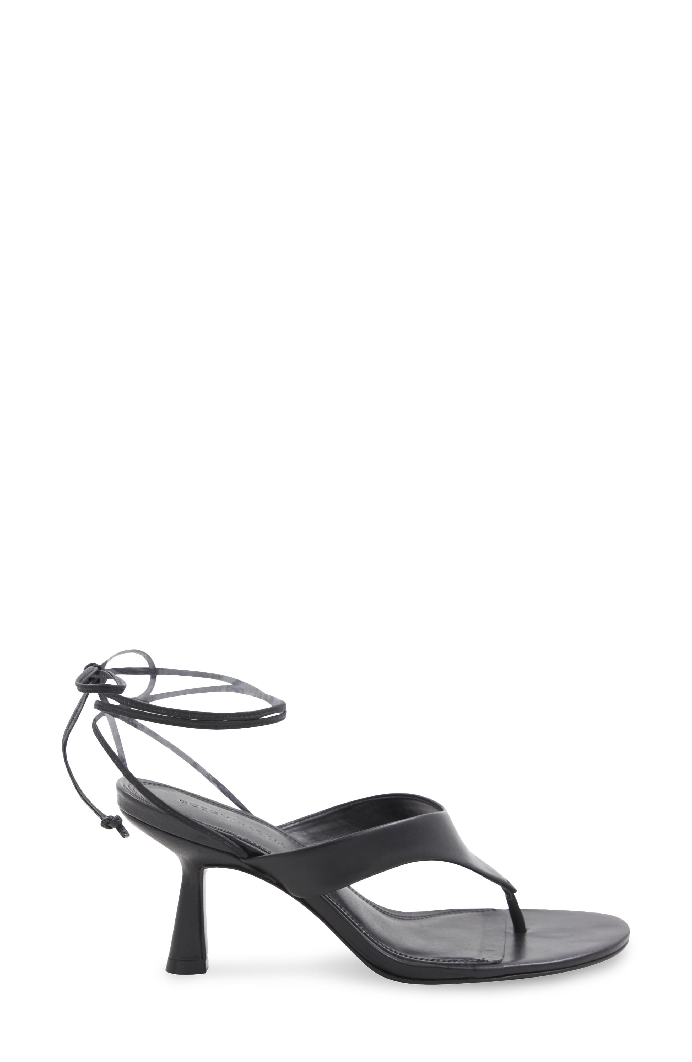 BCBGMAXAZRIA Qwyn Ankle Strap Sandal, Alternate, color, Black