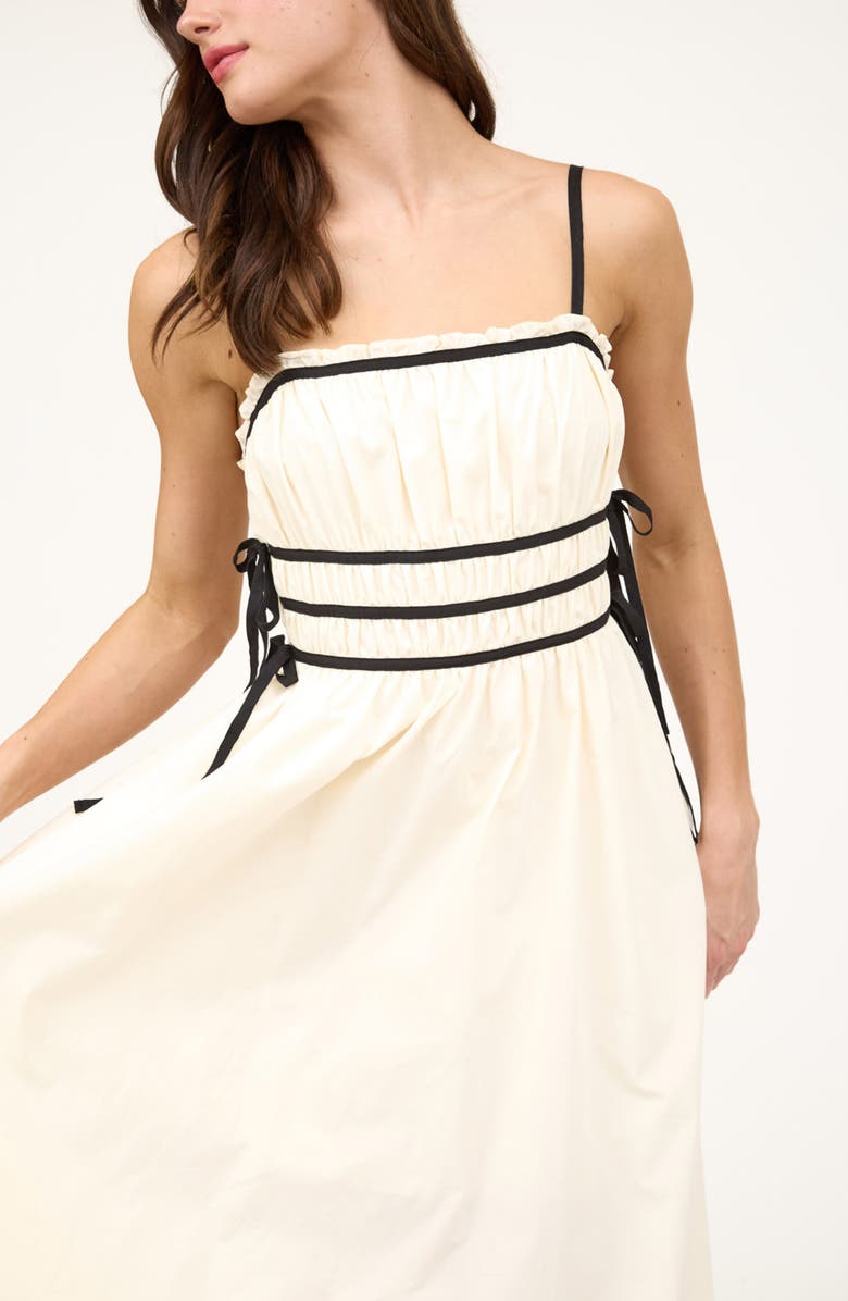 Blu Pepper Bow Detailed Midi Dress, Alternate, color, 