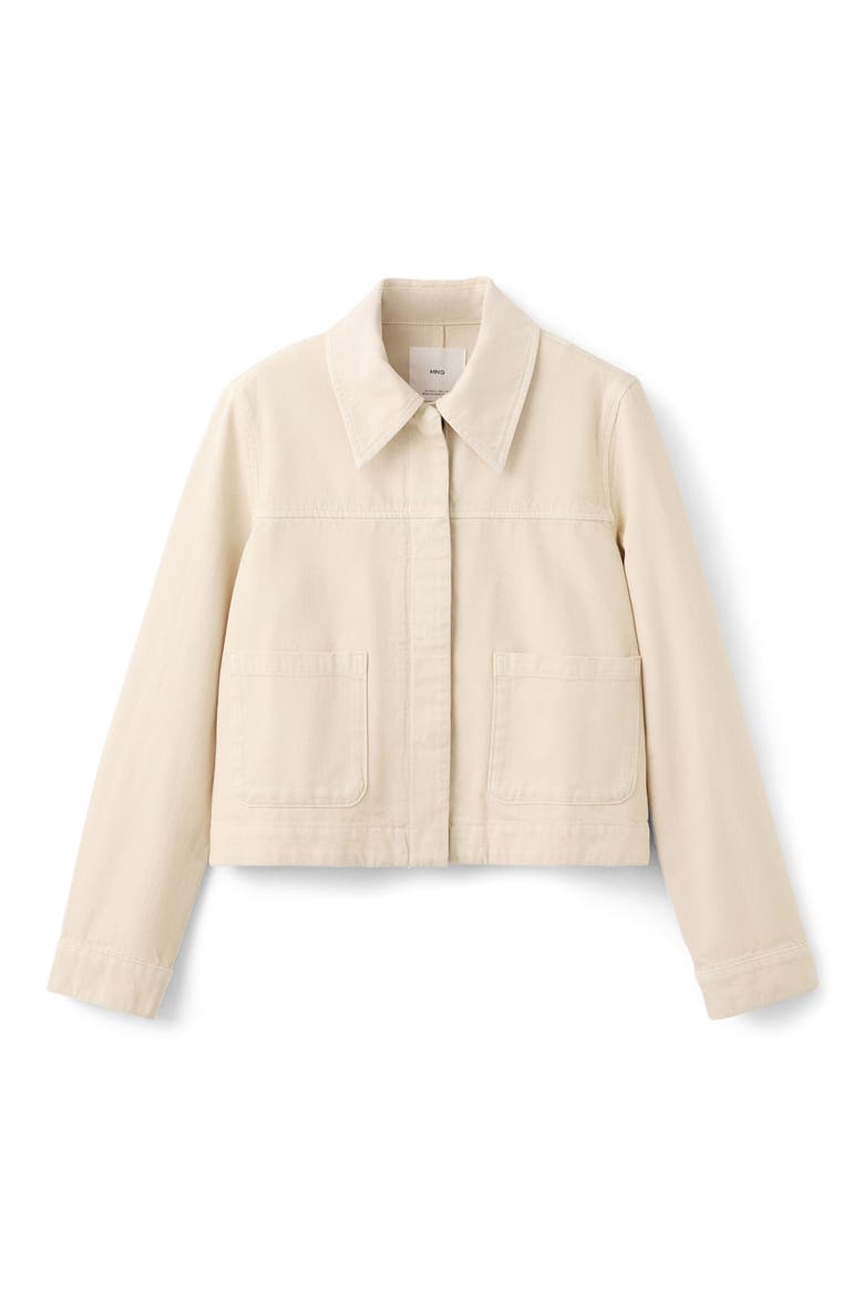 Denim Jacket, Main, color, VANILLA