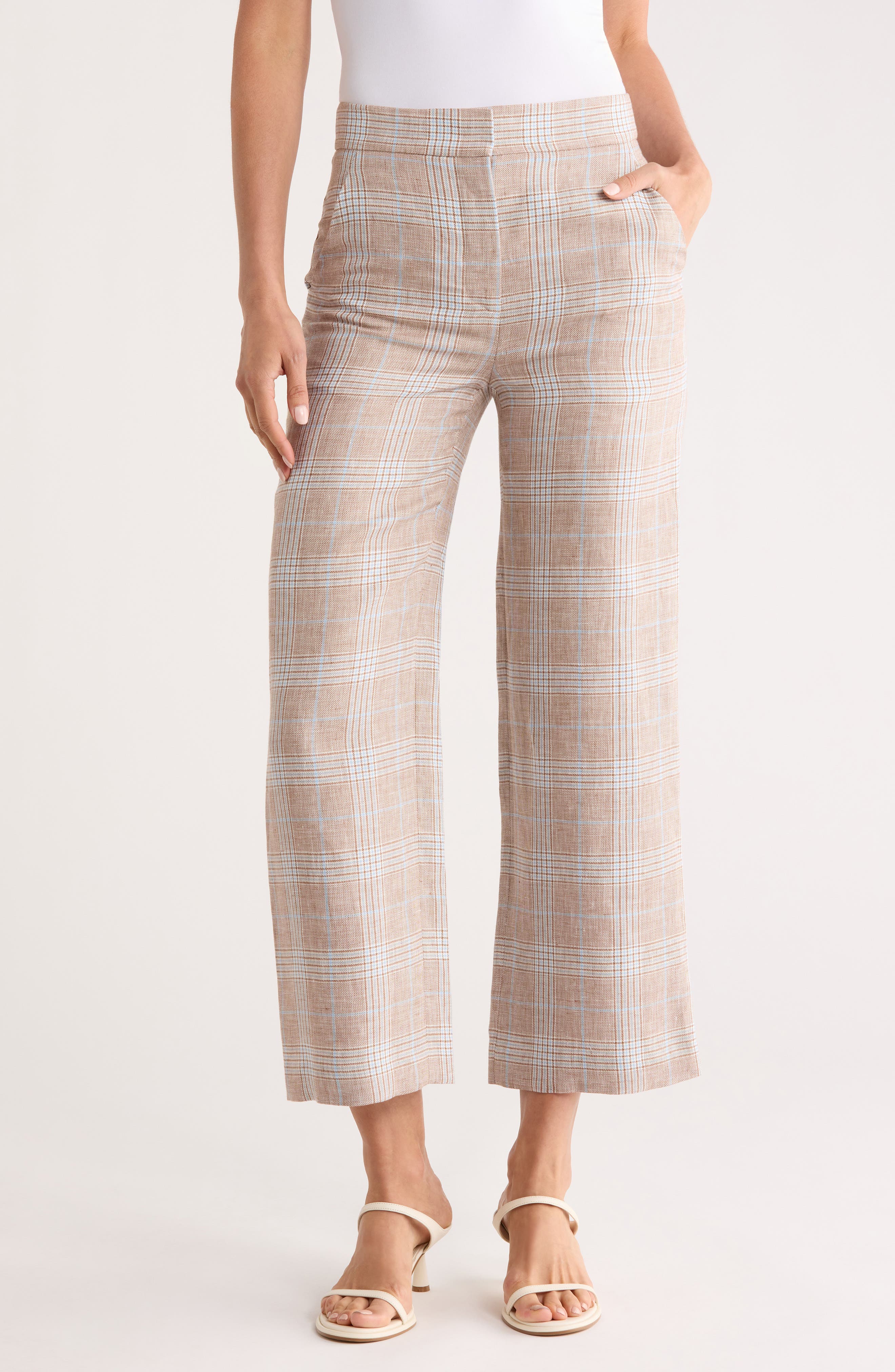 Veronica Beard Brixton Plaid Pants