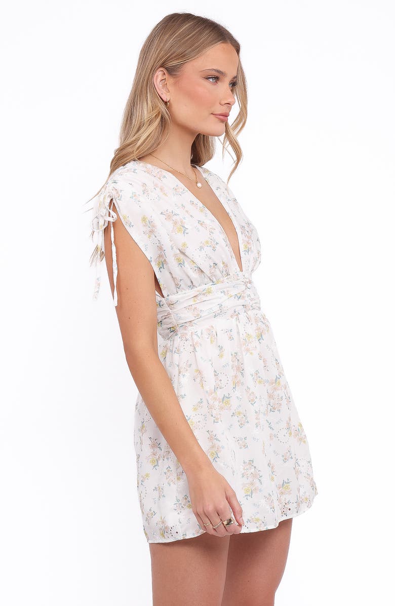 Petal & Pup Wendi Ruffle Minidress, Alternate, color, Floral