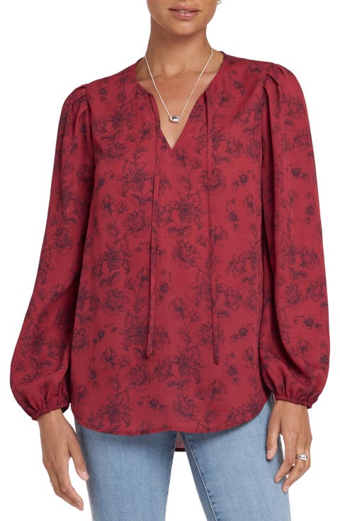 Elsie Tie Neck Georgette Top