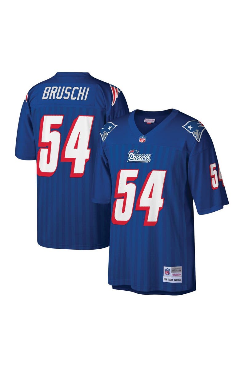 Mitchell & Ness Men's Mitchell & Ness Tedy Bruschi Royal New England Patriots Legacy Replica Jersey, Alternate, color, Royal