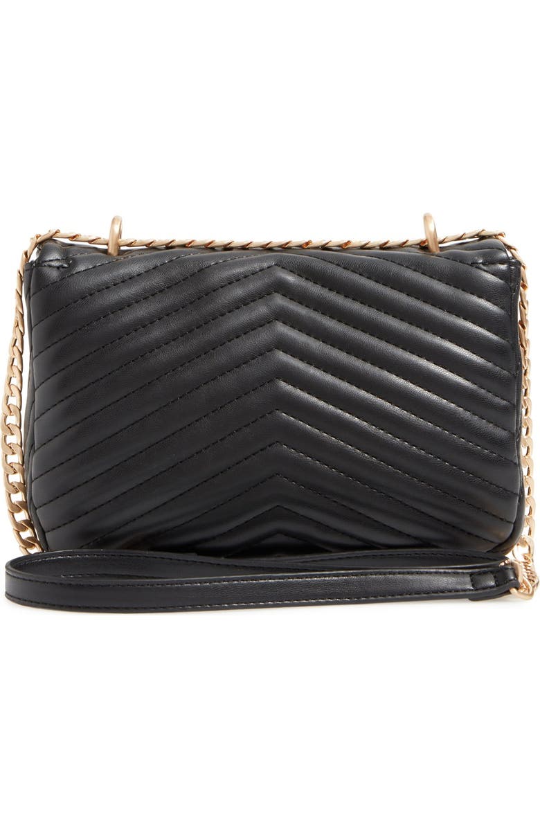 Topshop Quilted Crossbody Bag, Alternate, color,
