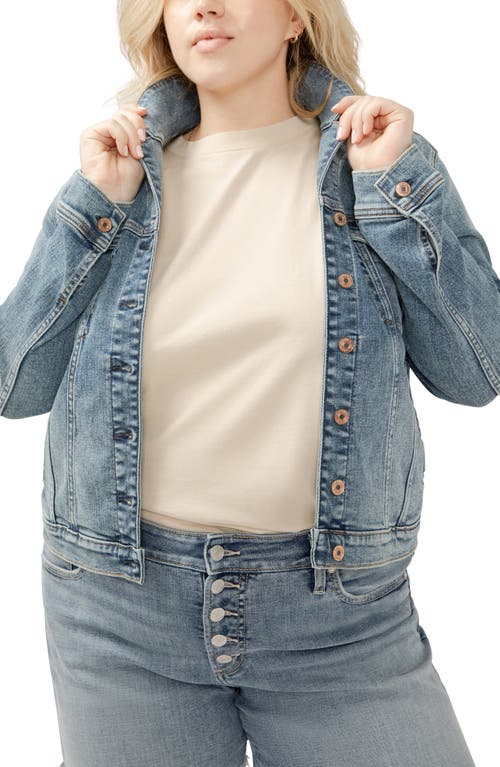 SILVER JEANS CO. SILVER JEANS CO. FITTED DENIM JACKET