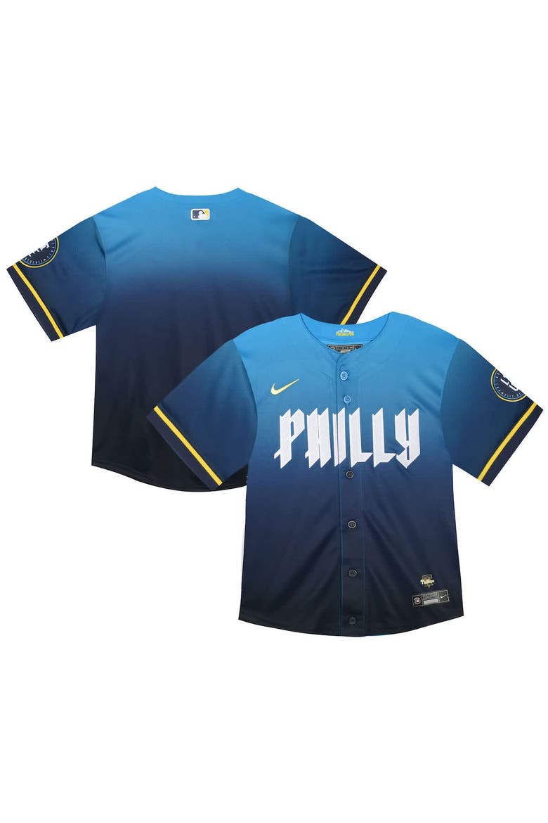 Toddler Nike  Blue Philadelphia Phillies City Connect Team Limited Jersey, Alternate, color, Blue
