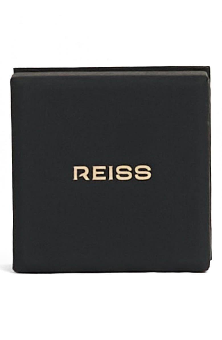 Reiss Sadie Crystal Huggie Hoop Earrings, Alternate, color, Silver Tone/ Clear Crystal