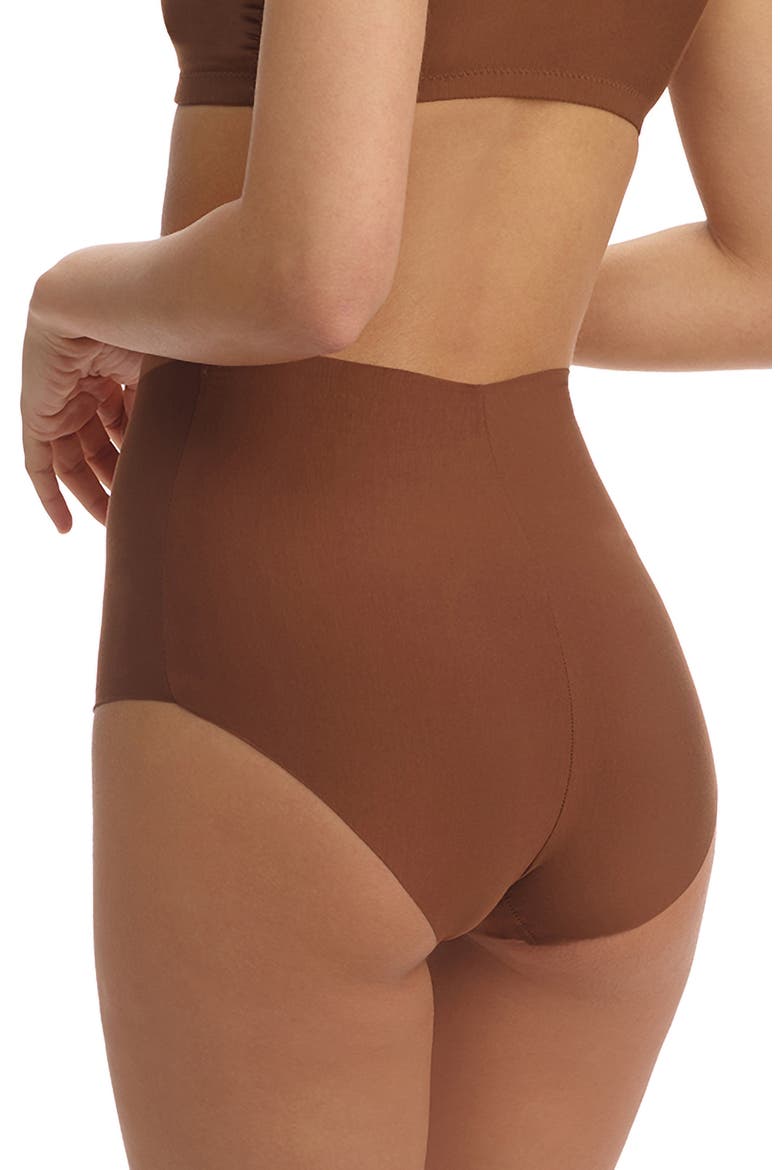 Butter High Rise Briefs, Alternate, color, CINNAMON