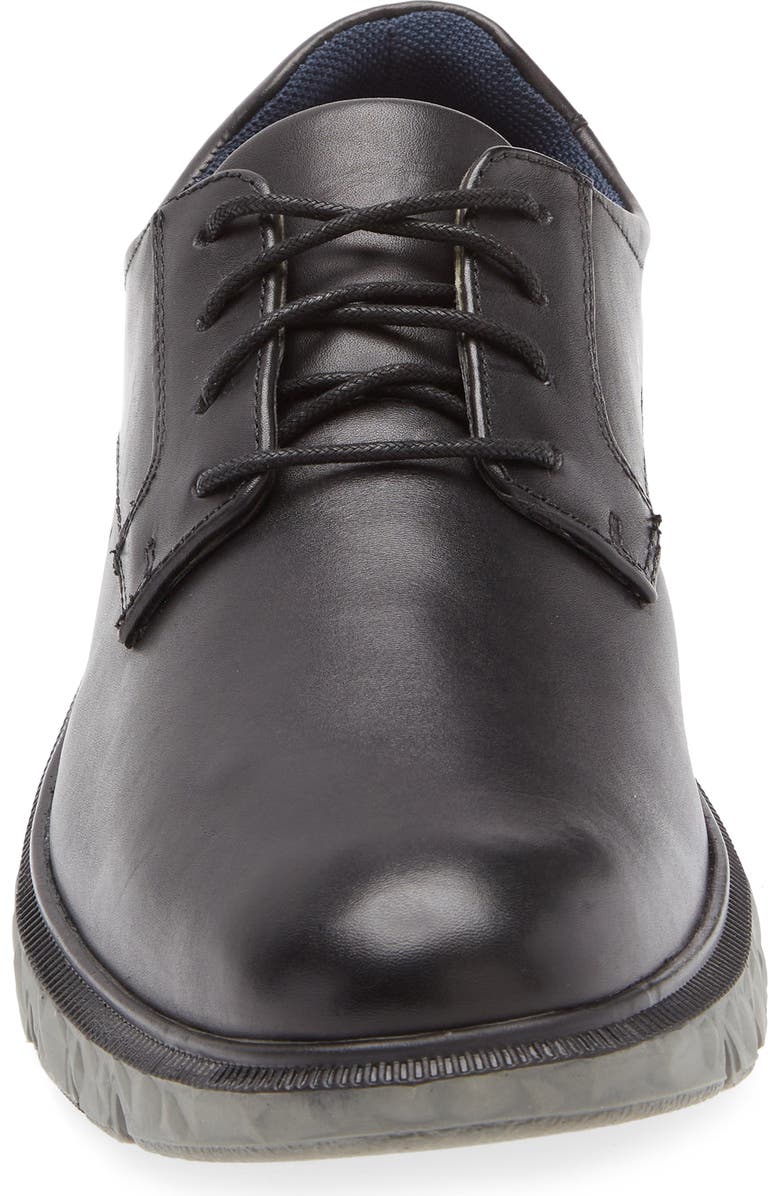Johnston & Murphy Connor Plain Toe Derby, Alternate, color, Black Full Grain