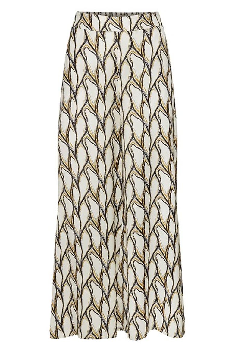 Women's Print Wide Leg Pants, Alternate, color, Beige-Khaki