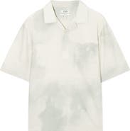 COS Print Half Placket Short Sleeve Shirt