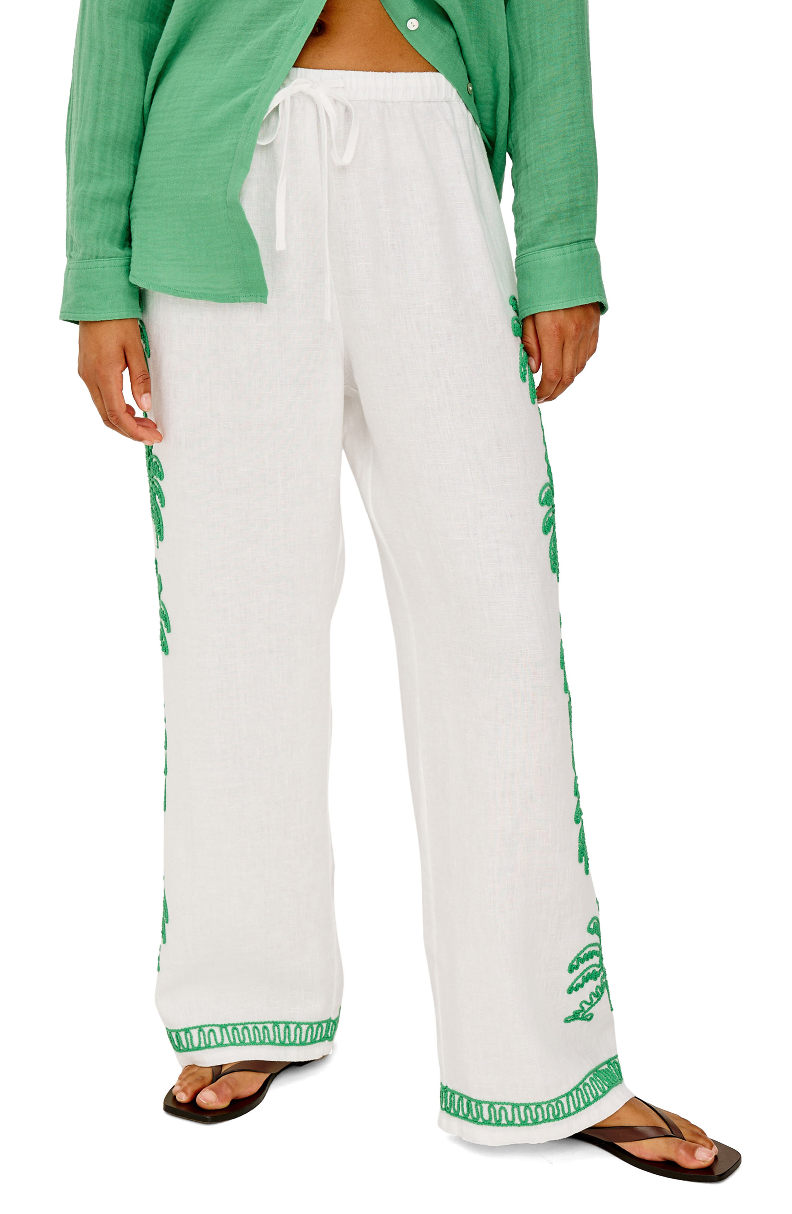 selected EMERALD PALMS EMBROIDERY