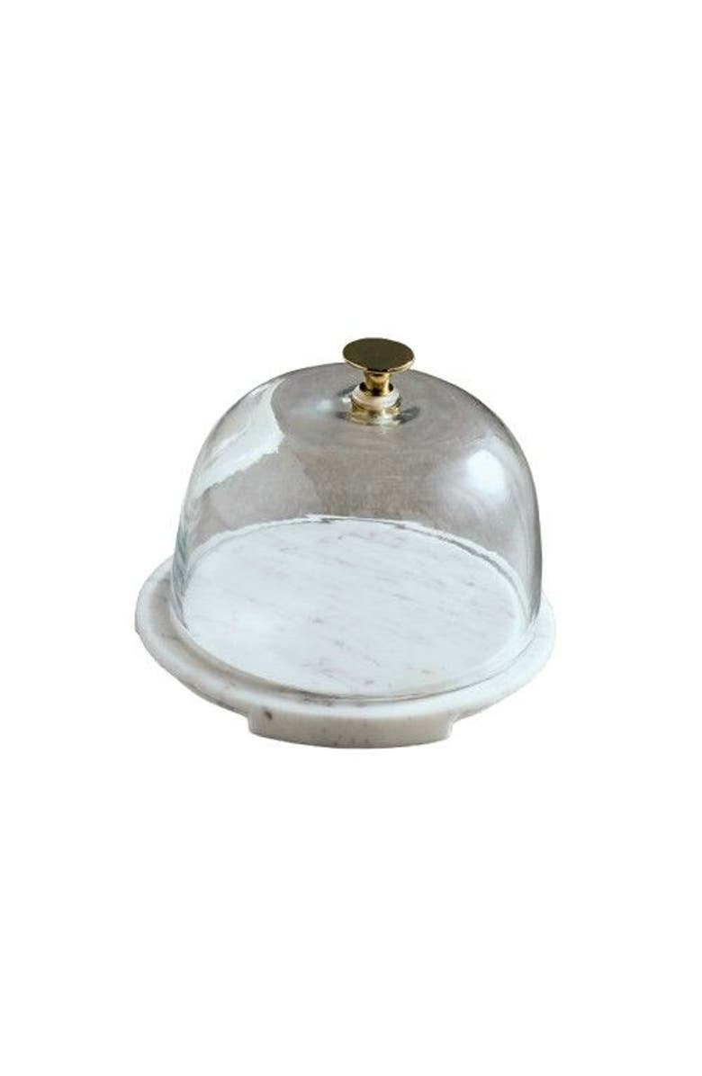 The Collective Cova Marble Base Dome, Main, color, White