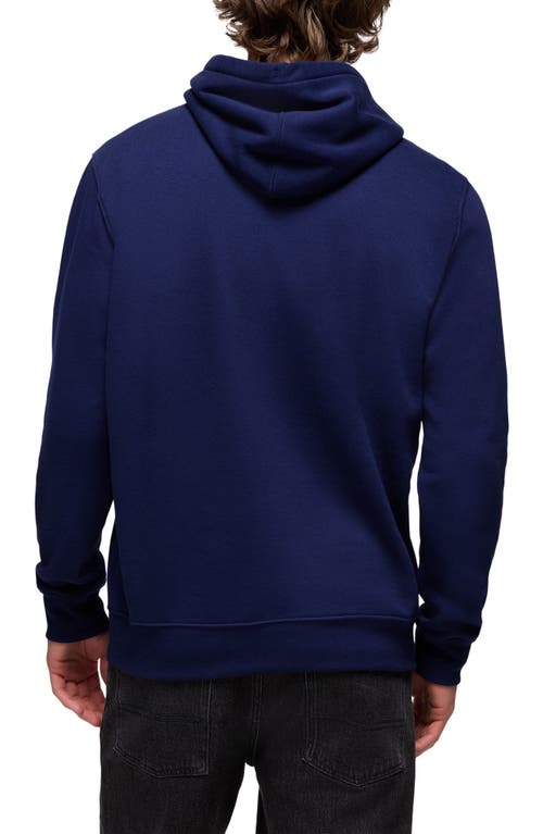 Prana Fleece Hoodie In Blue