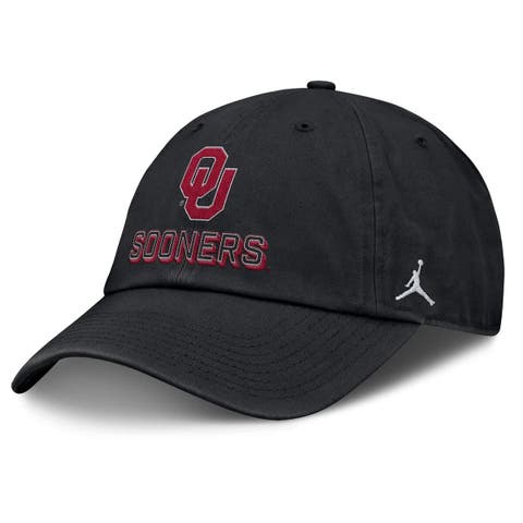 Men's Jordan Brand Black Oklahoma Sooners 2025 On-Field Club Adjustable Hat