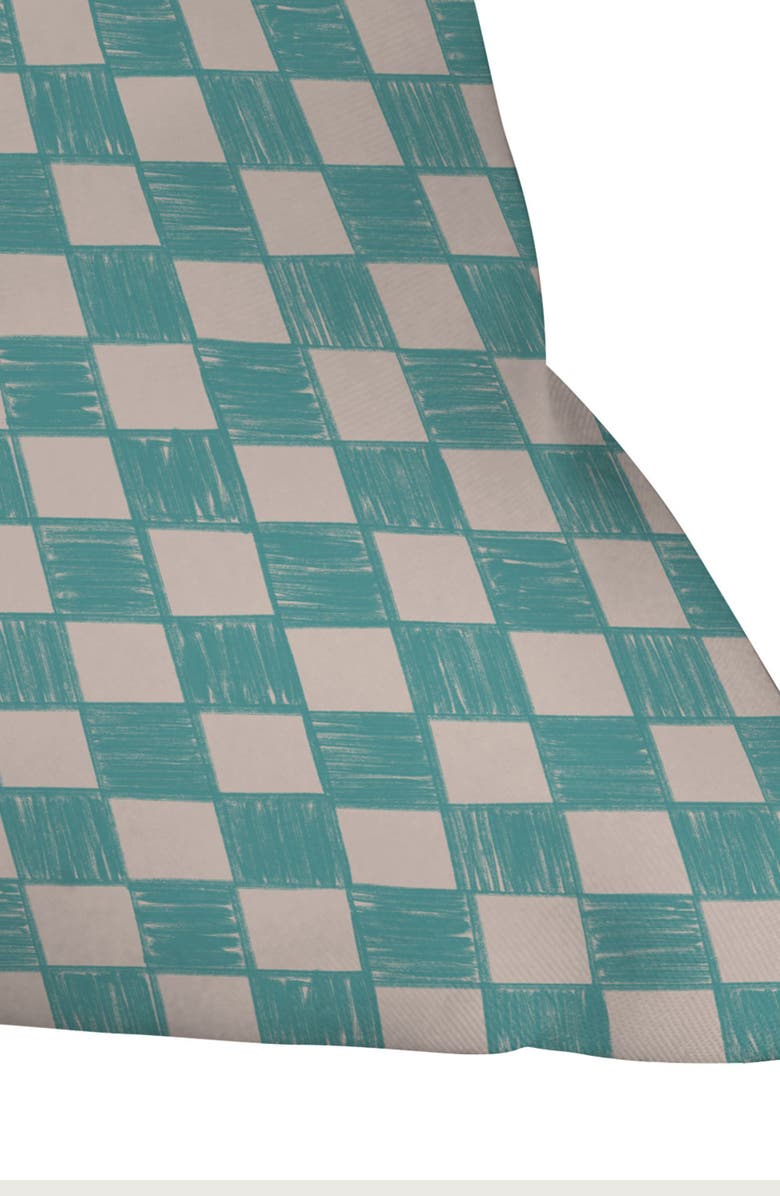 Deny Designs Alice Check Accent Pillow, Alternate, color, Blue