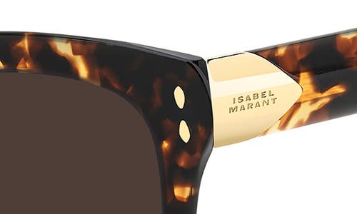 Isabel Marant 51mm Cat Eye Sunglasses In Havana/brown
