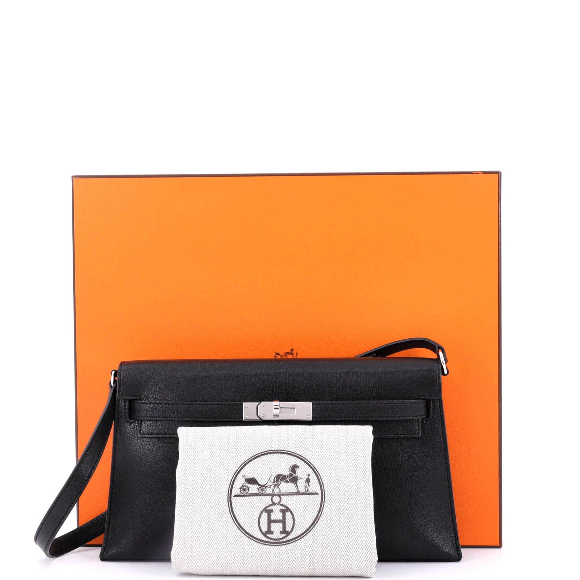 Pre-Owned Hermes Kelly Elan Shoulder Bag Chevre Chamkila, Alternate, color, 