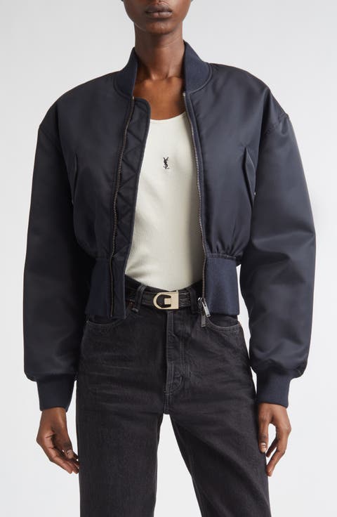 Crop Bomber Jacket