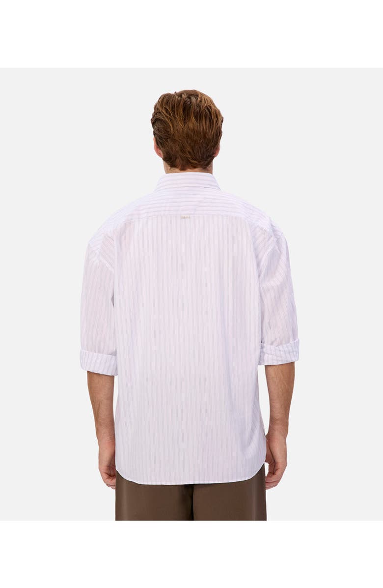 Industrie Australia The Yale Long Sleeve Shirt, Alternate, color, Off White Blue