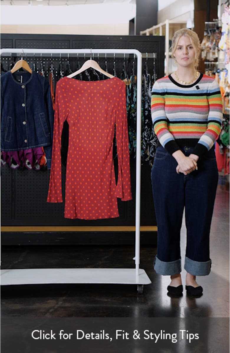 Good Graces Long Sleeve Minidress, sales video thumbnail