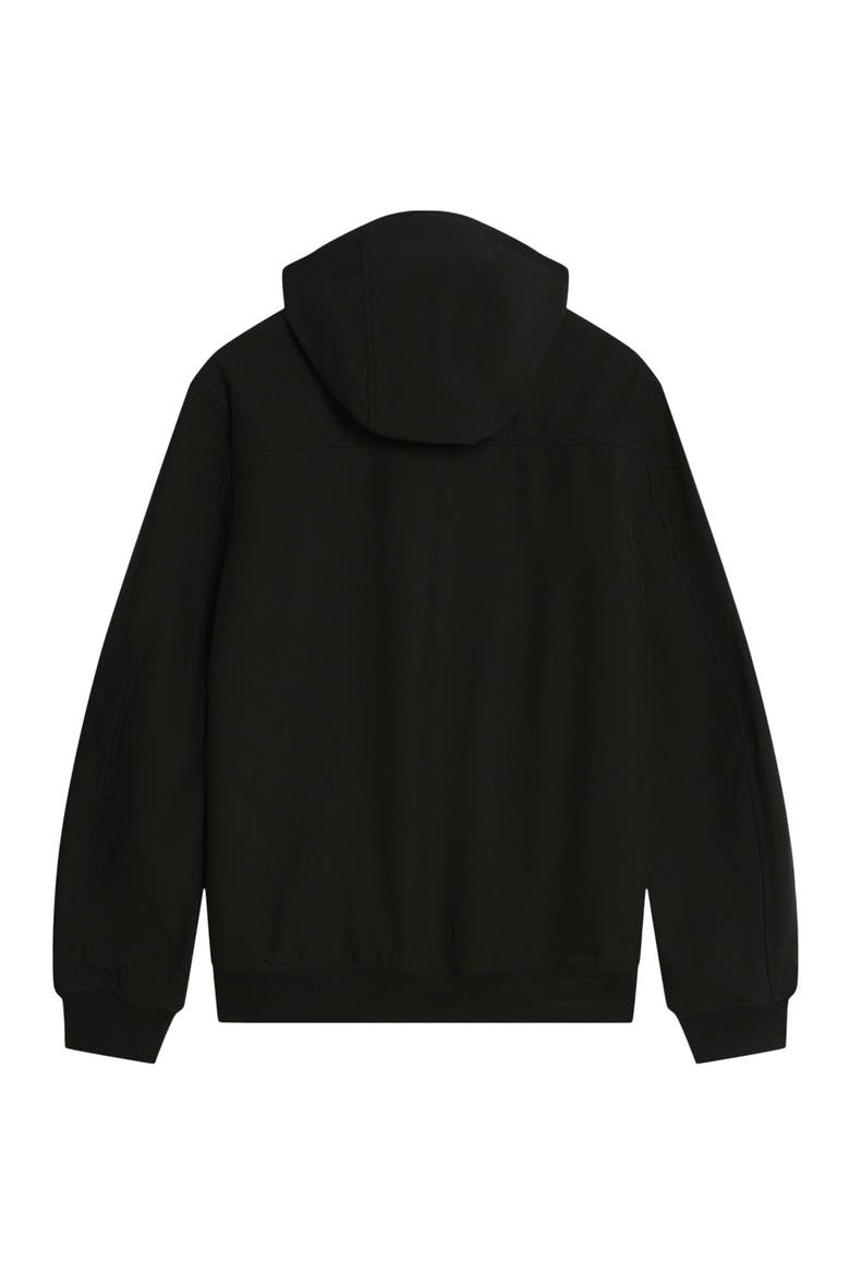 Mesh Back Long Sleeve Softshell Jacket, Alternate, color, Jet Black