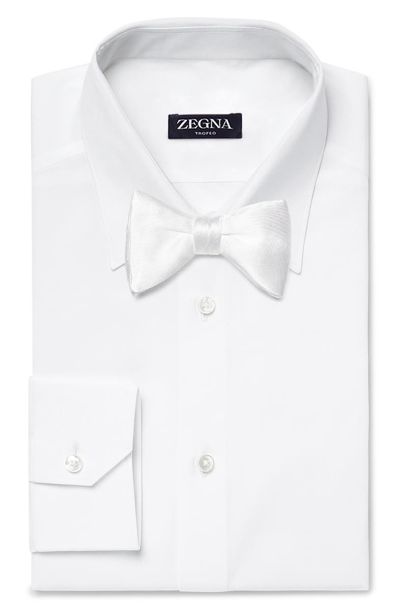 ZEGNA TIES Silk Bow Tie, Alternate, color, 