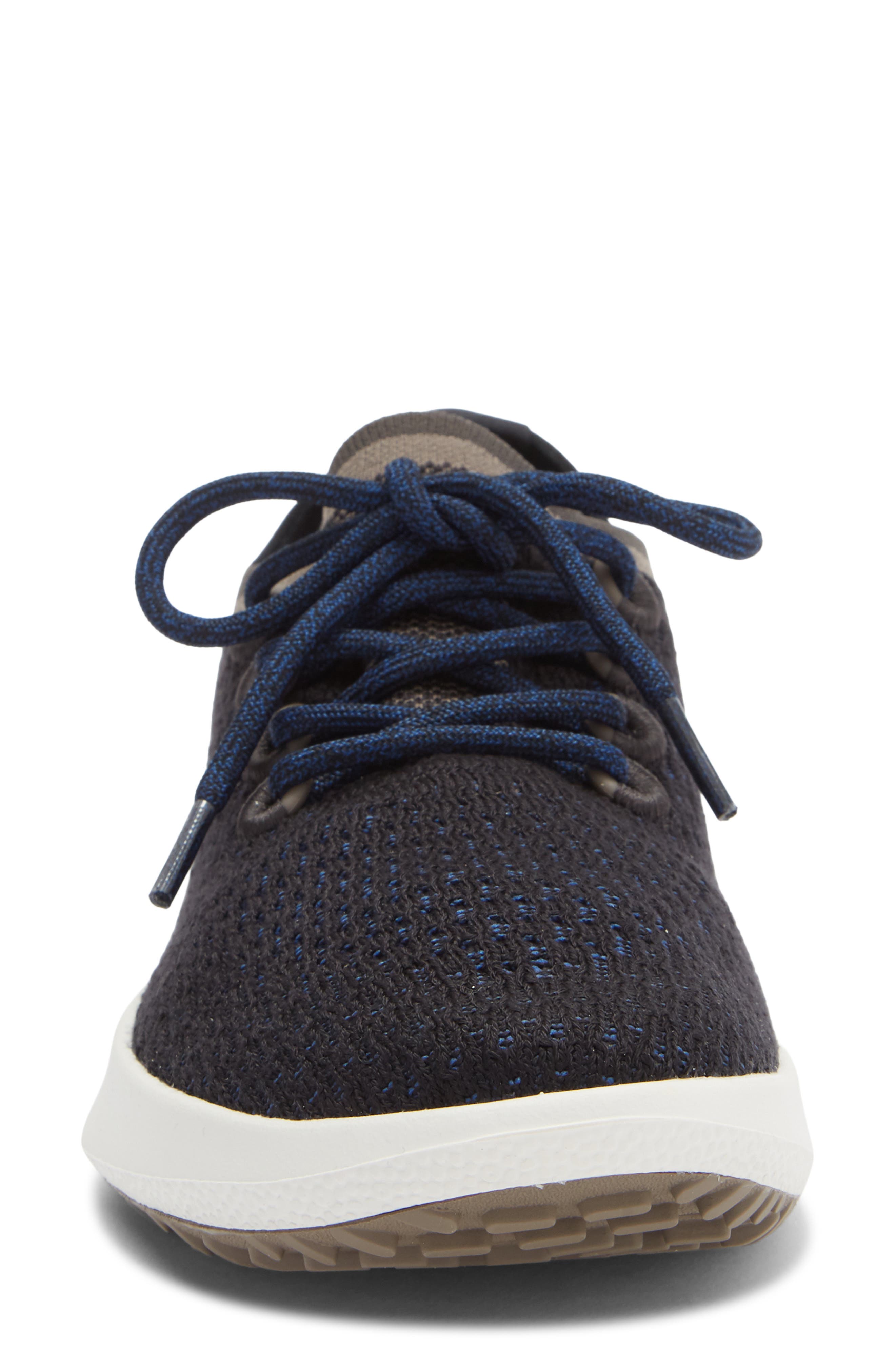 Allbirds Tree Dasher 2 Running Sneaker, Alternate, color, Natural Black/ Royal Blue