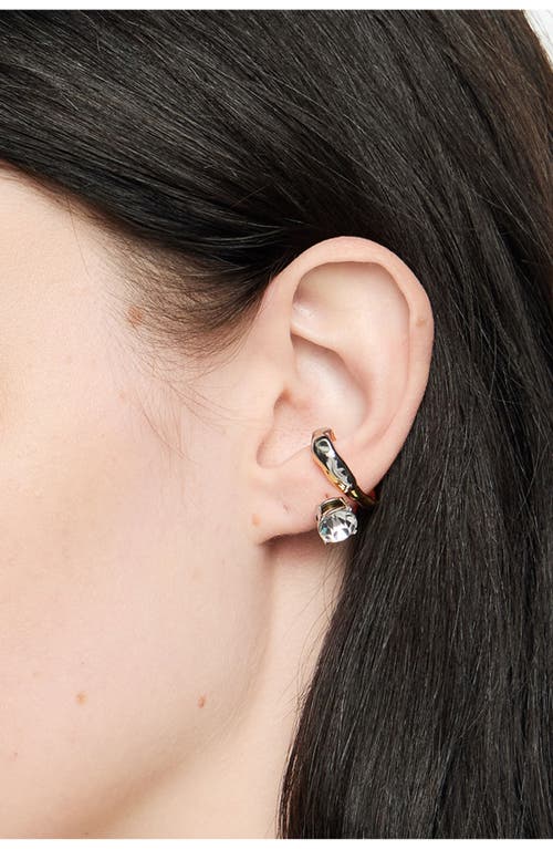 Bimba Y Lola Two-tone Ear Cuff Earring In Gold