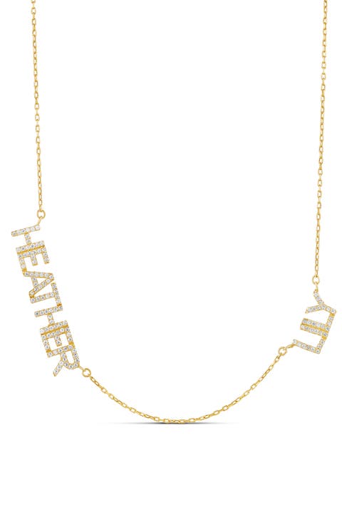 Pavé Multi Name Necklace
