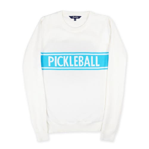 Ame & Lulu Club Sport Sweater In White