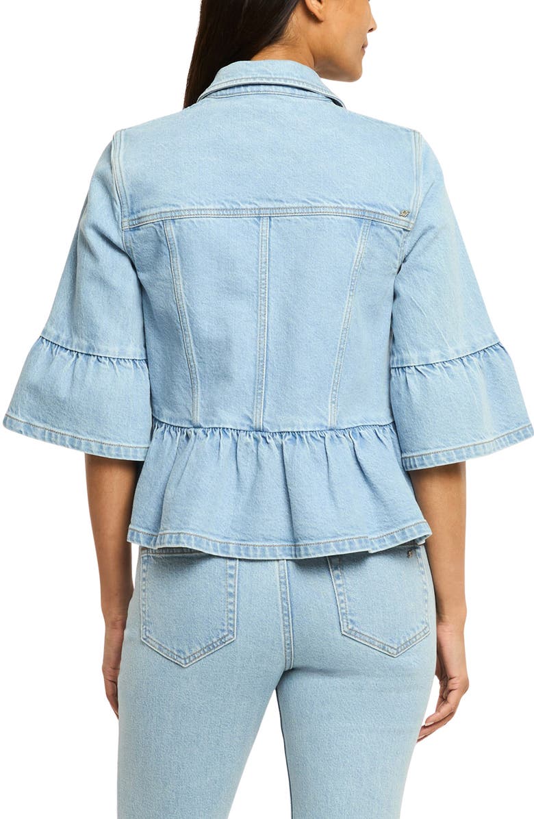 Cinq à Sept Mandie Denim Jacket, Alternate, color, Mist