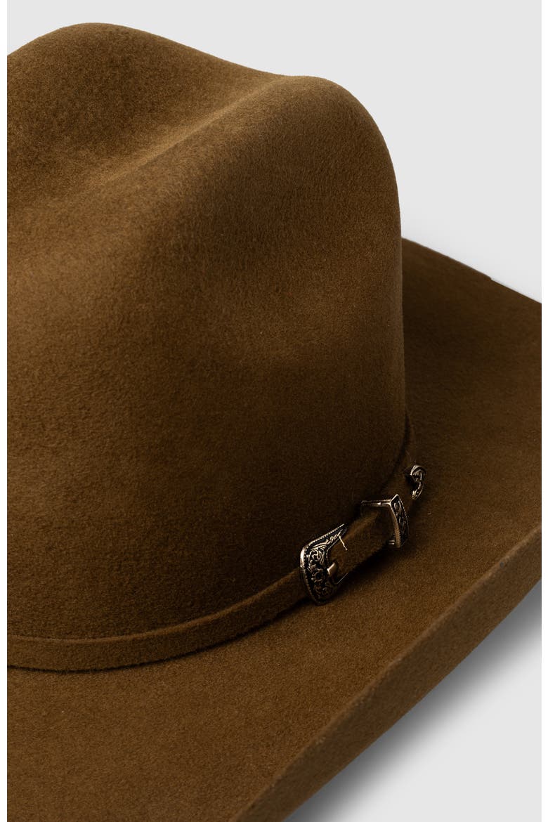 The Boss Premier Cowboy Hat, Alternate, color, Brown