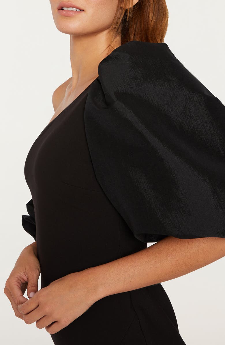 LIKELY Natasha One-Shoulder Minidress, Alternate, color, Black