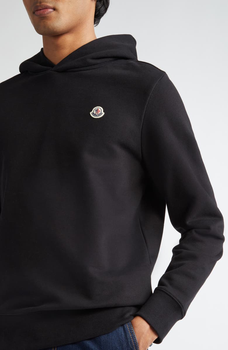 Moncler Logo Patch Hoodie, Alternate, color, 