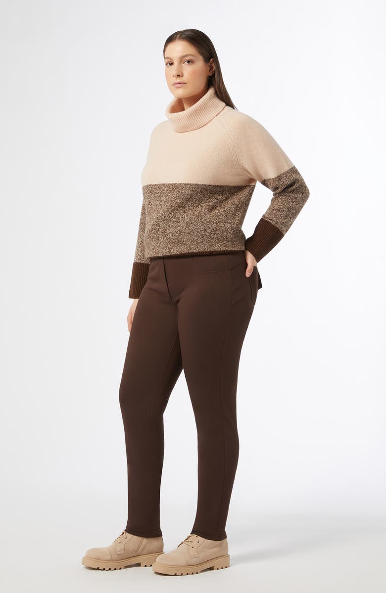 Marina Rinaldi Sublime Slim Fit Knit Pants, Alternate, color, 