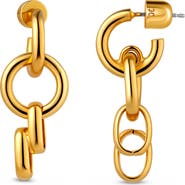 CHRISTINA CARUSO Italian Chain Drop Earrings