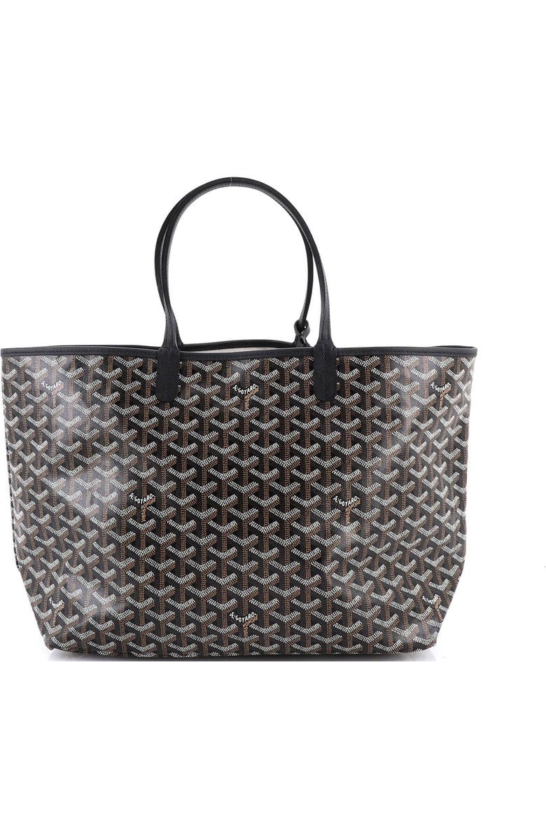 Pre-Owned Goyard Saint Louis Tote Coated Canvas PM, Alternate, color, Black