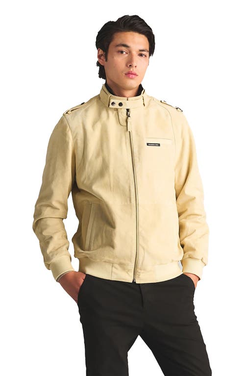 Members Only Soft Suede Iconic Jacket In Chamois