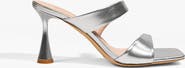 MI/MAI Tara Square Toe High Heel Mule Sandal