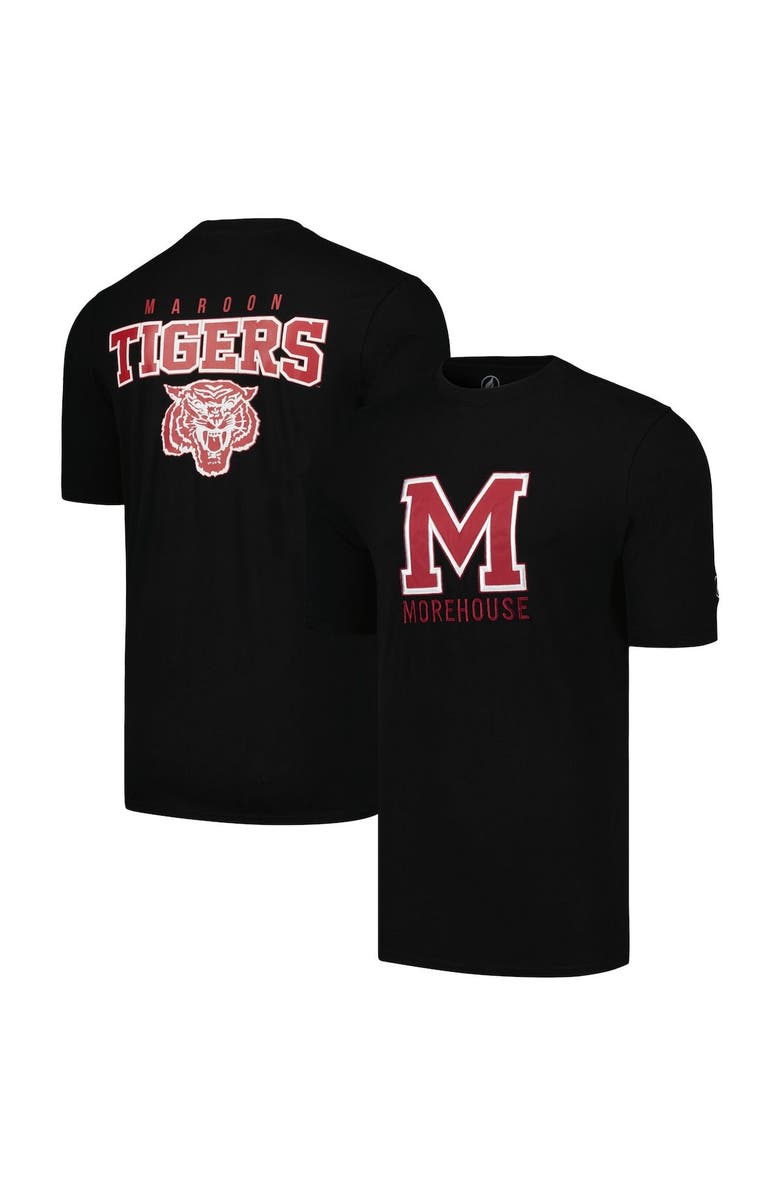 FISLL Men's FISLL Black Morehouse Maroon Tigers Applique T-Shirt, Main, color, Black