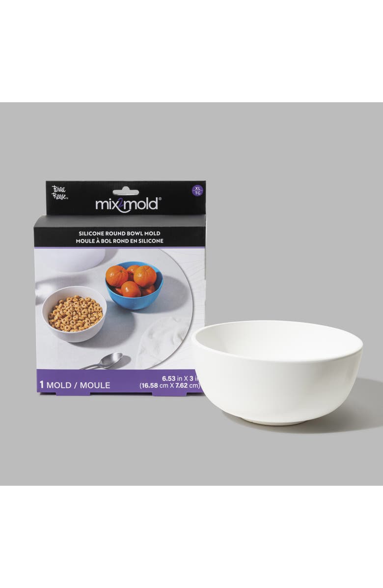 Brea Reese Mix2Mold Silicone Round Cereal, Soup Bowl Mold 1Pc, Alternate, color, Multicolored