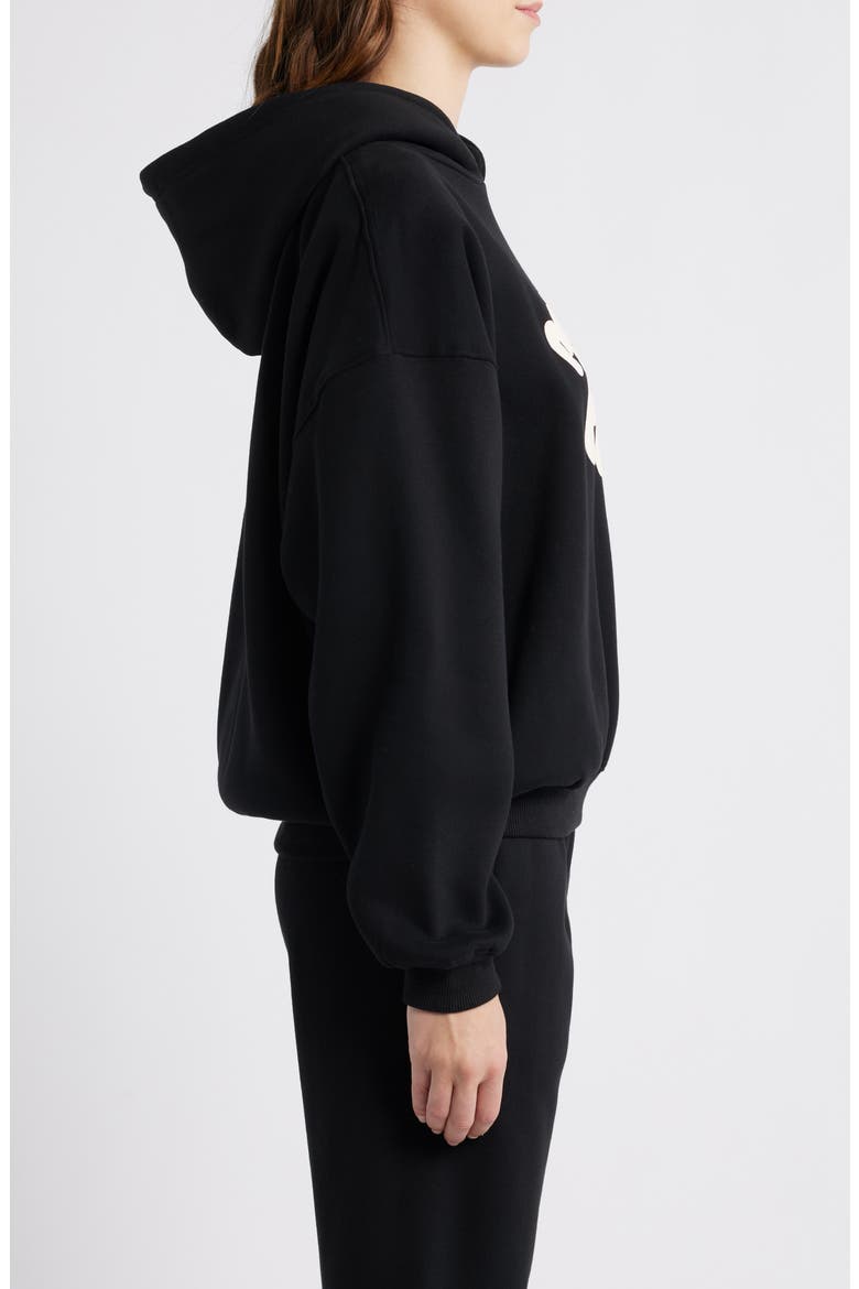 Brand Logo Hoodie, Alternate, color, BLACK