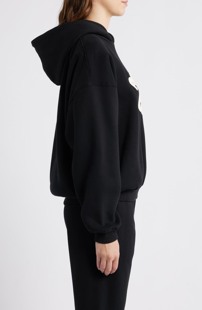 Princess Polly Brand Logo Hoodie, Alternate, color, Black