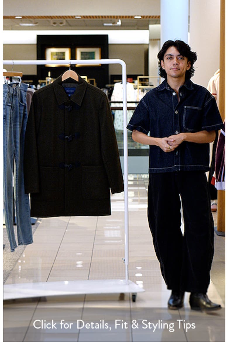 Water Repellent Duffle Coat (Men) | Nordstrom