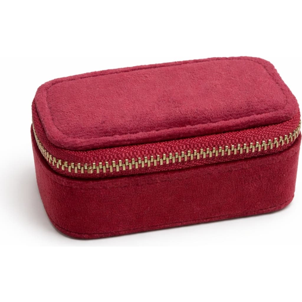 Donatello Gian Mini Jewelry Travel Case In Red