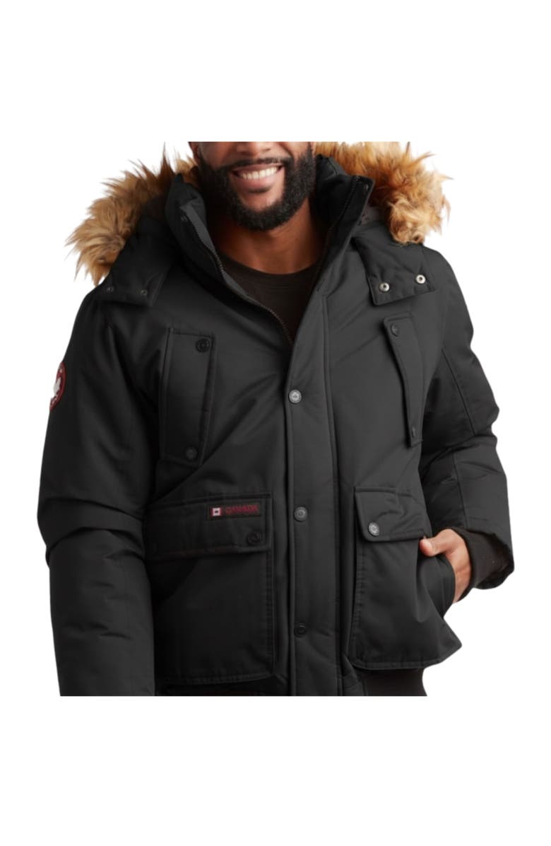 CANADA WEATHER GEAR Men's Heavyweight Bomber Jacket, Main, color, 