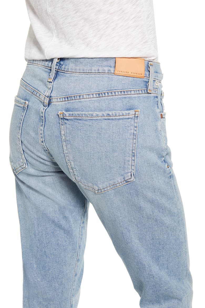 Emerson High Waist Slim Boyfriend Jeans, Alternate, color, EVER