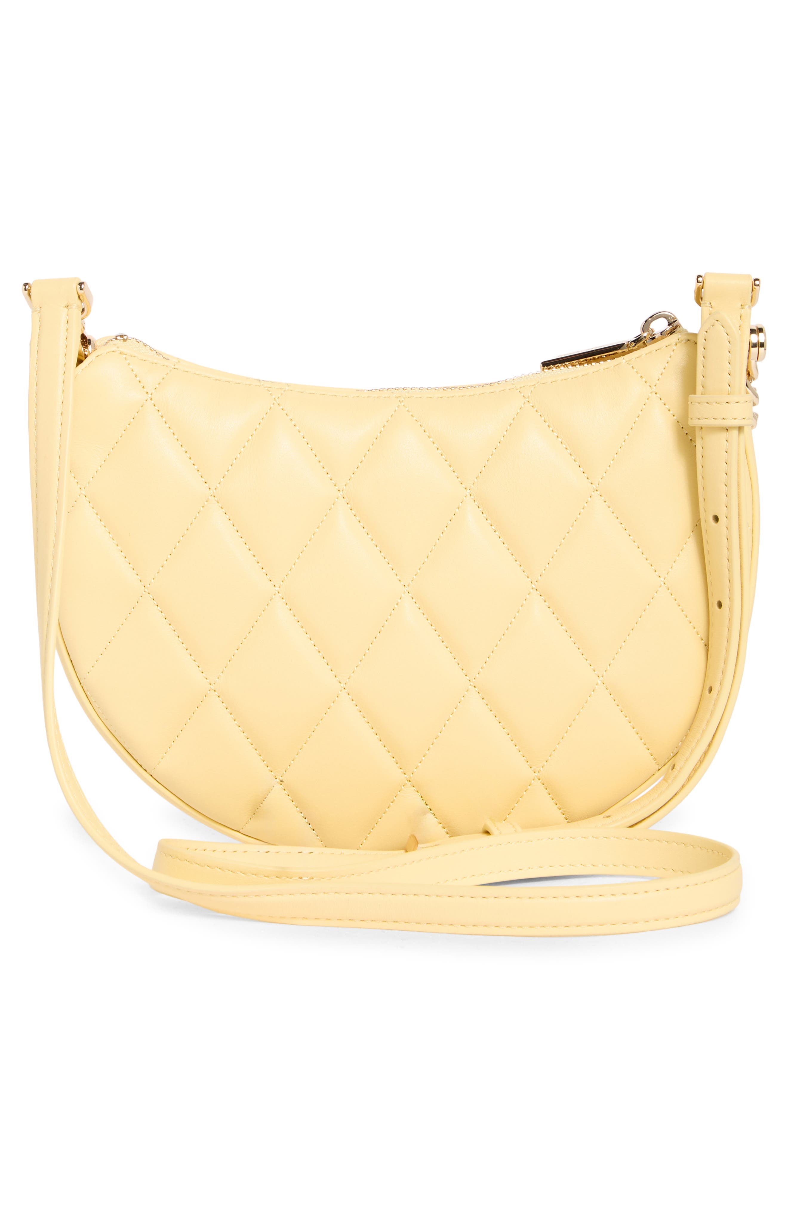carey zip top crossbody bag, Alternate, color, BUTTER